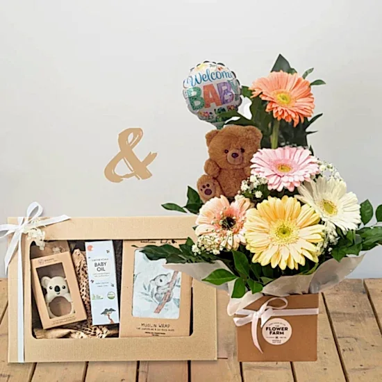 Welcome Baby Arrangement and Gift Package