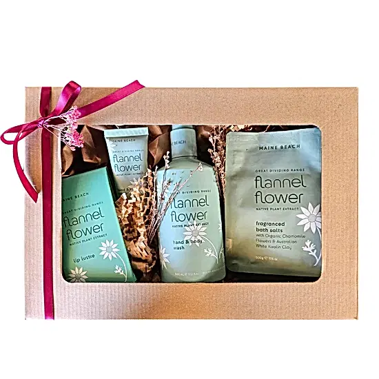 Relax Body and Mind with the scent of Flannel Flower - Gift Box