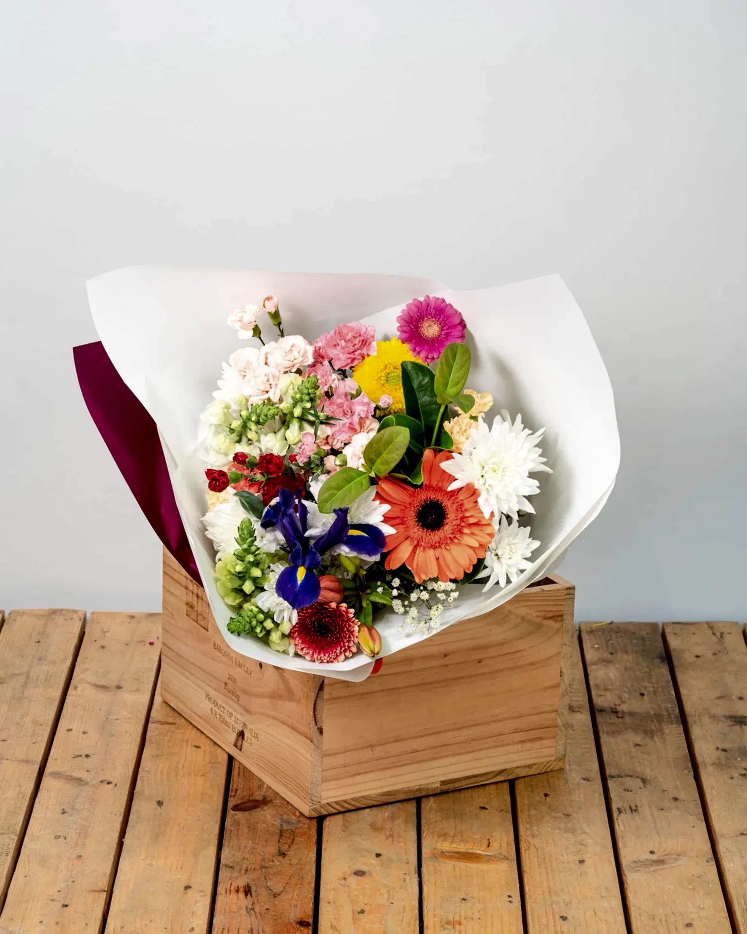 Overflowing with colour, our daily bunches consist of beautiful seasonal blooms that we pick fresh each day, straight from the farm. This bunch will vary in look every day of the week but will still have similar appealing floral balance. Our florists use their artistry to create intricate bright bunches that are as unique as you are.  Our images are for illustrative purposes as Flowers & Colours may vary with daily picks.