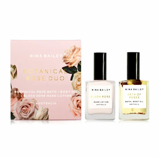 Nina Bailey ~ Botanical Rose Duo